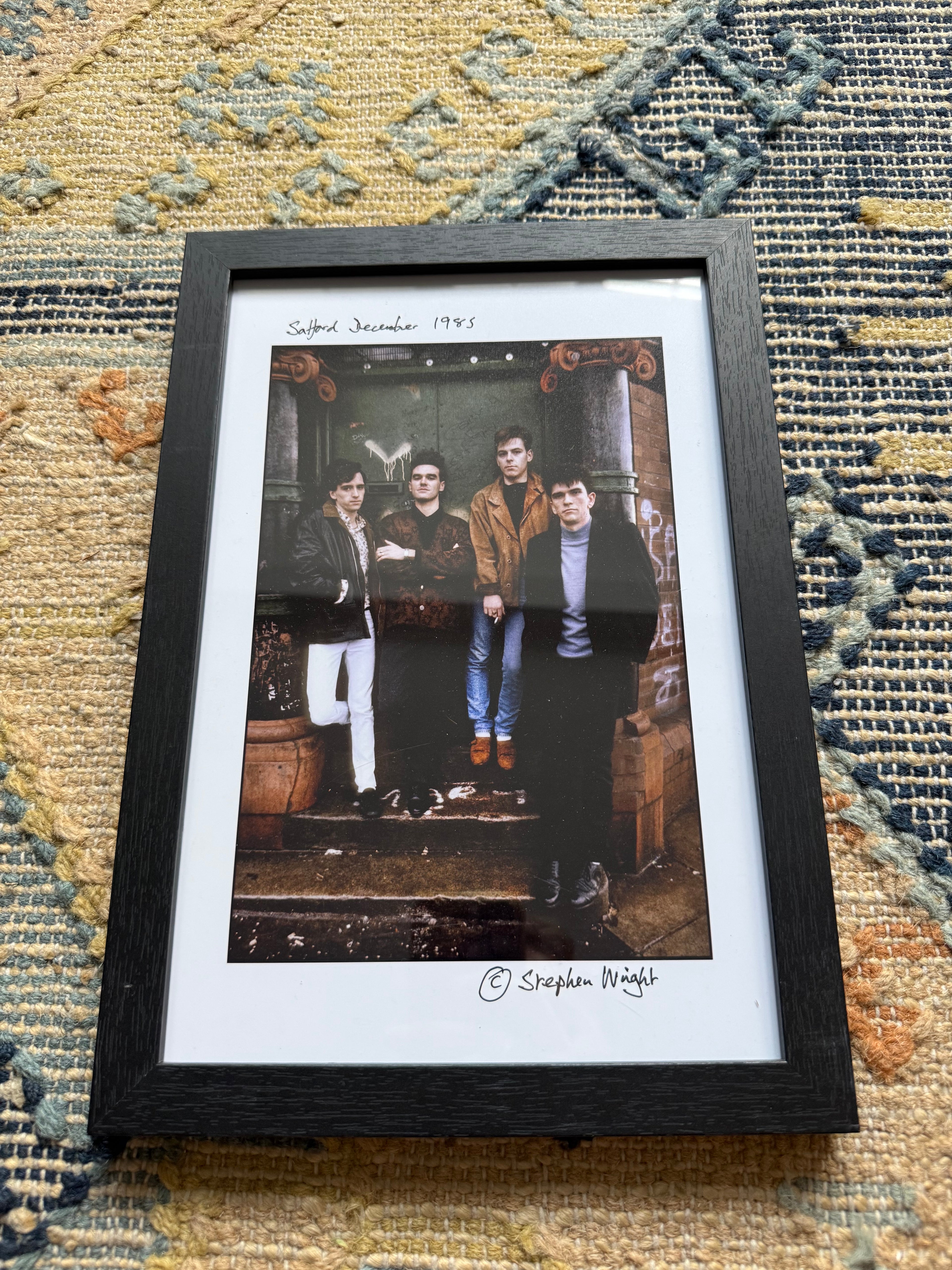 The Smiths Salford Lads Club Alternative Shot 12” by 8” Framed