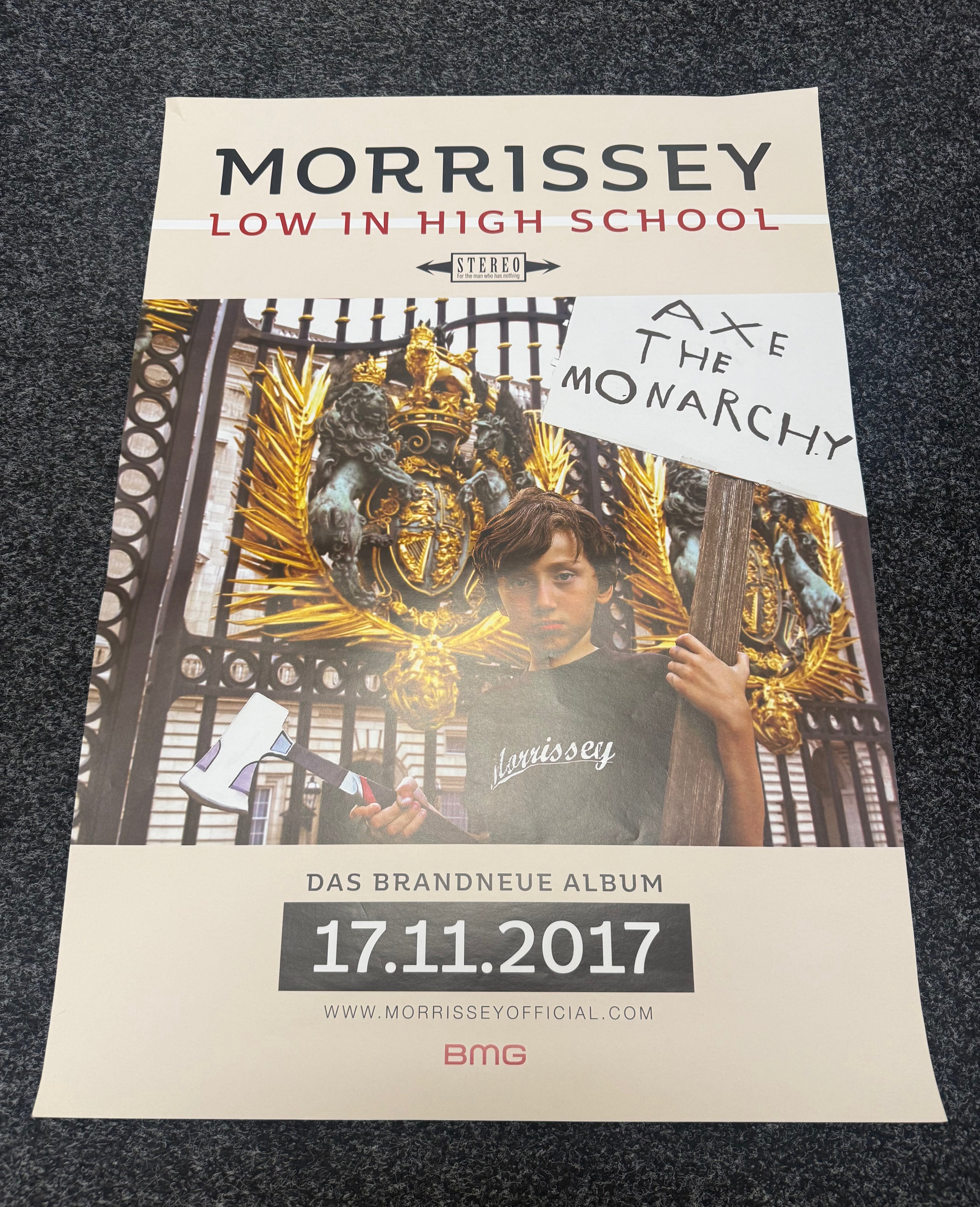 Morrissey - Low In High School German Promo Poster