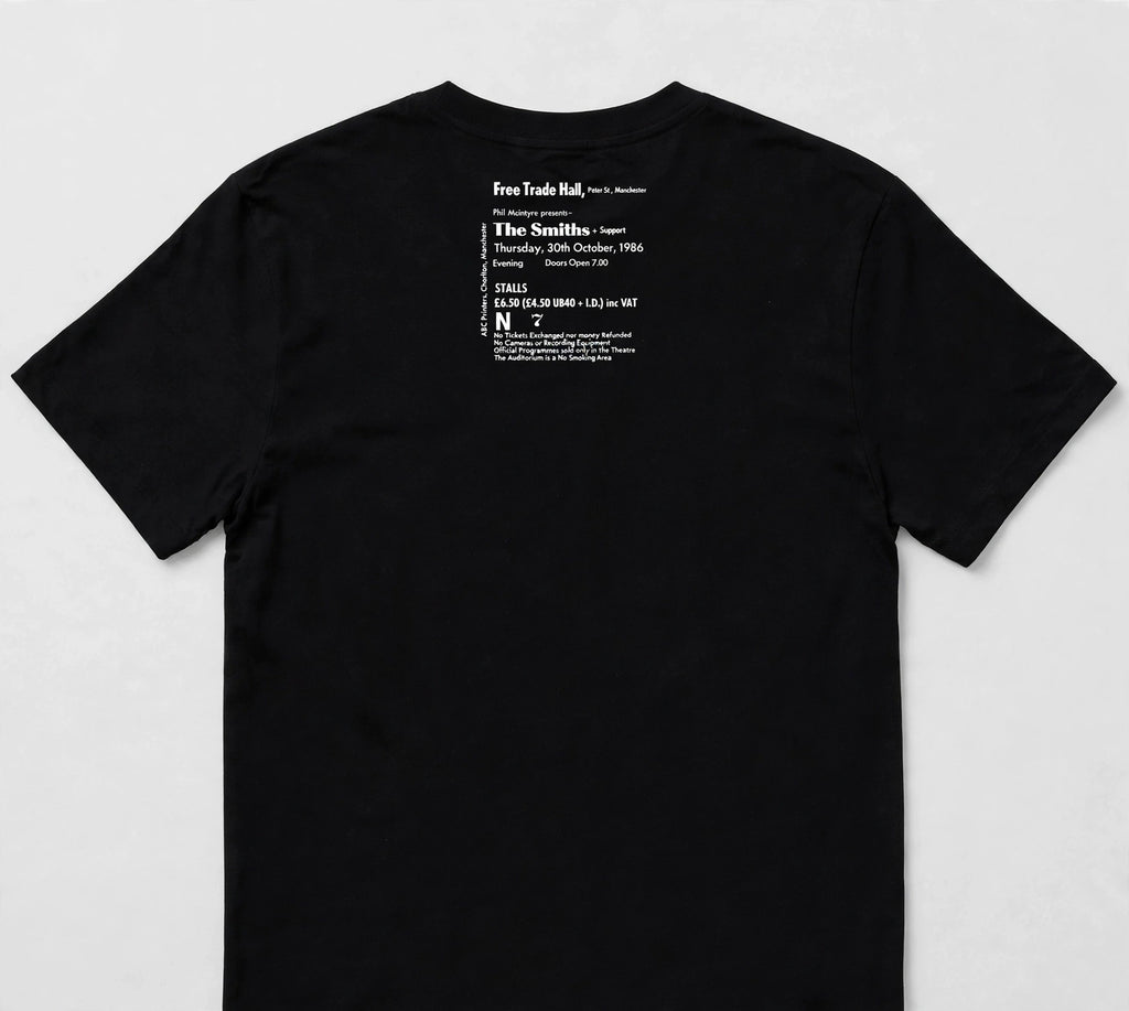 PRE ORDER - Morrissey Tee / Manchester Trade Hall 1986 (Never Before Seen Image)