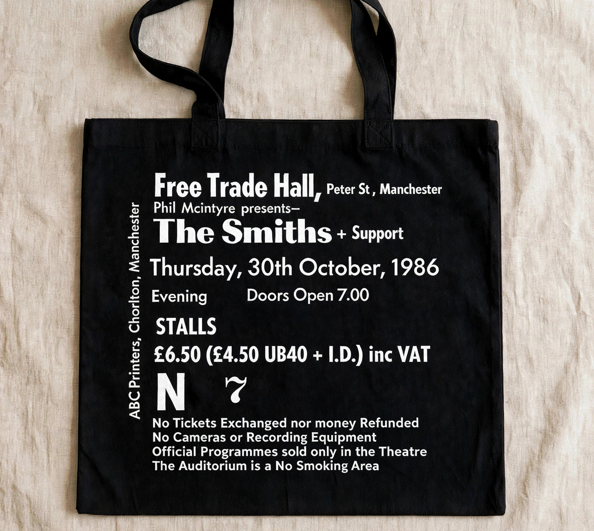 PRE ORDER - Manchester Trade Hall Ticket Tote Bag