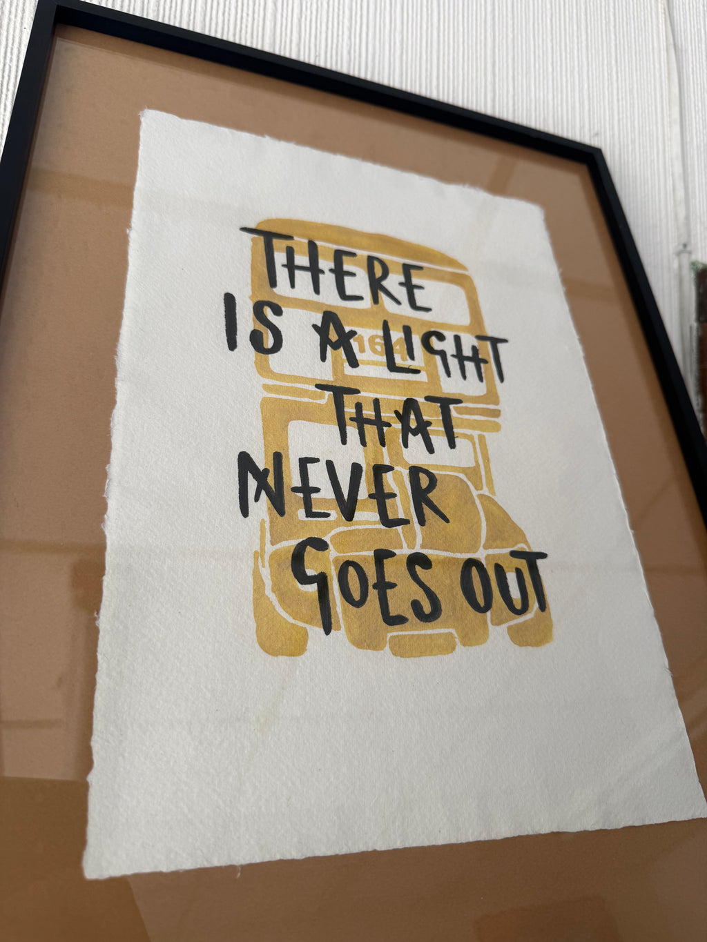 There is a Light That Never Goes Out Ltd to 10, by Reyt Good Illustrations (Framed)