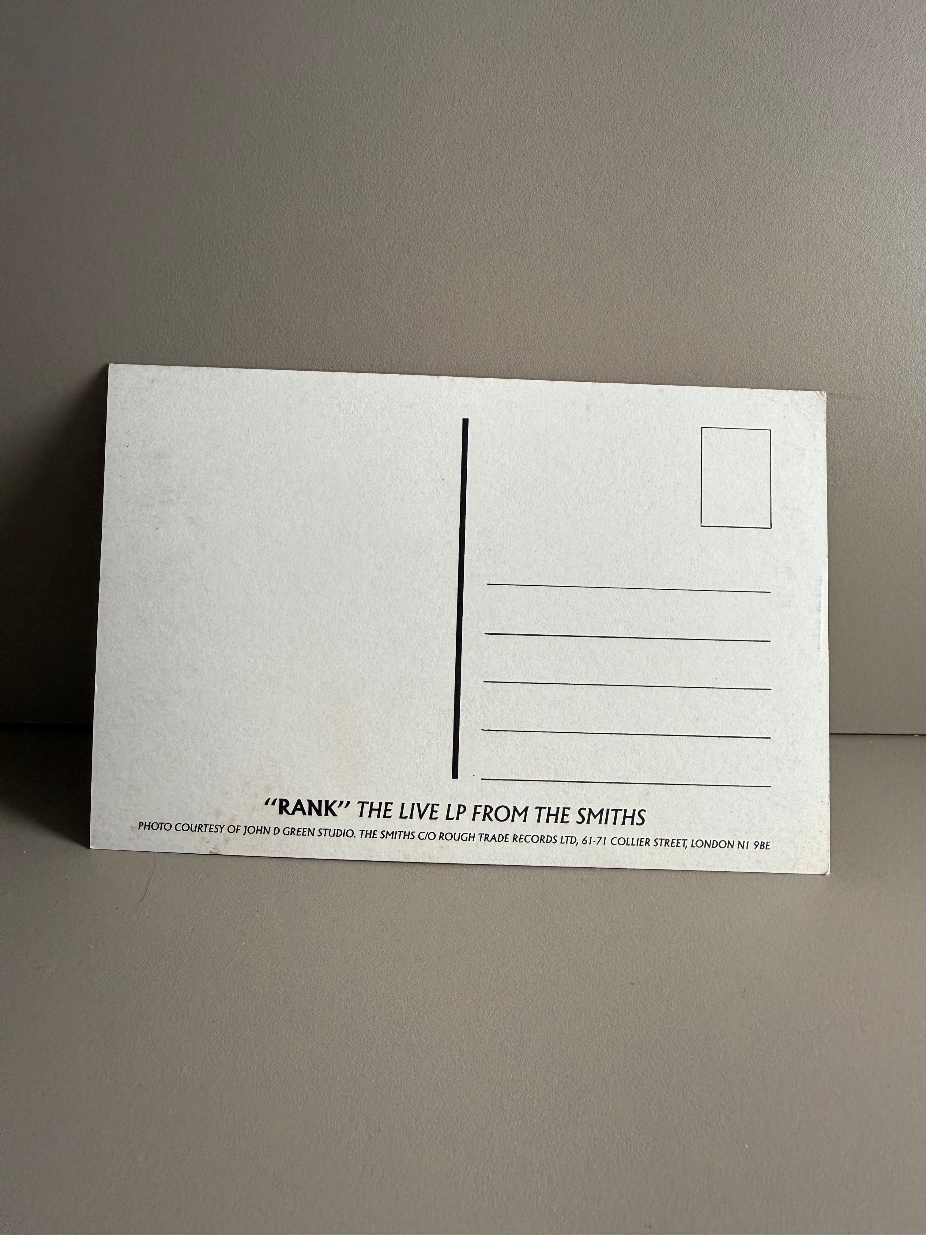 Rough Trade Promotional Postcard for Rank Release (1988)