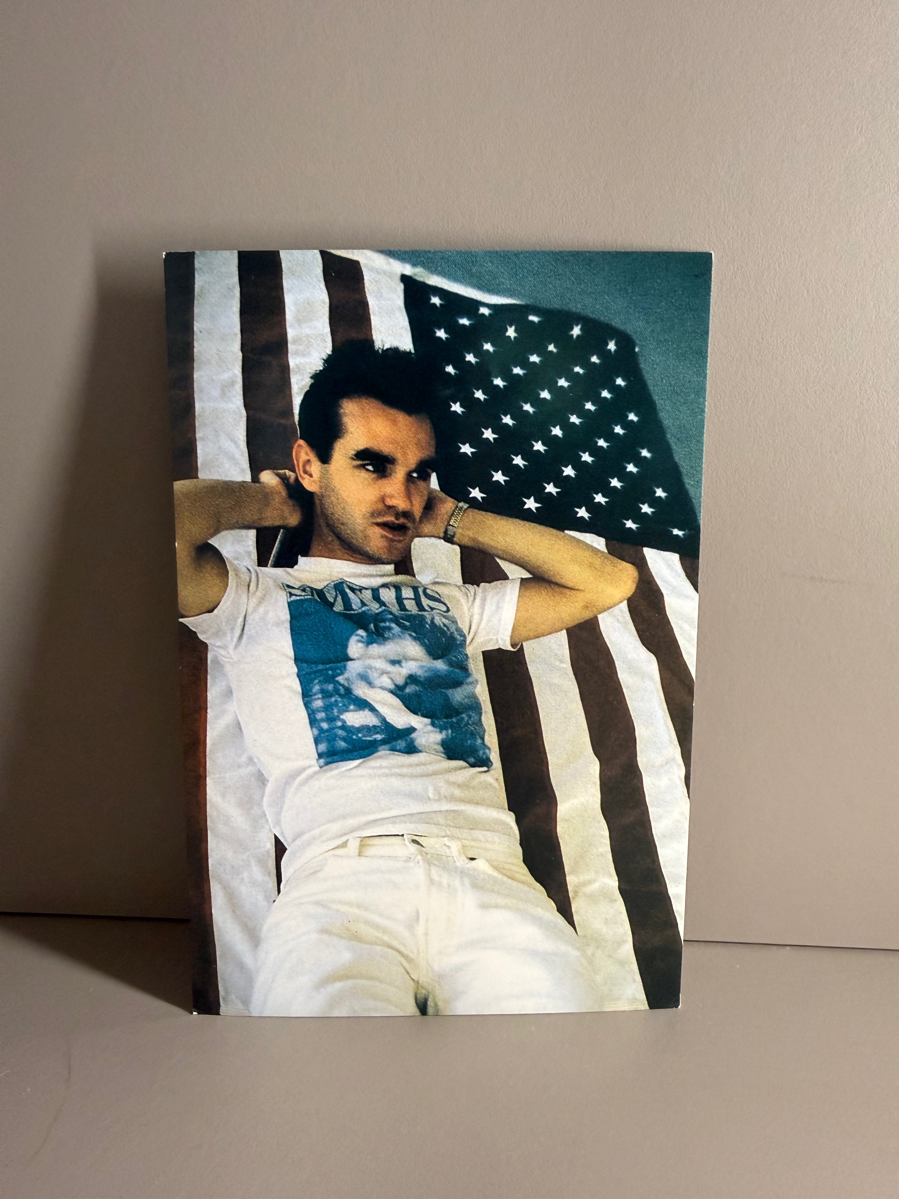 Rough Trade Promotional Postcard Morrissey US Queen is Dead Tour (1986)