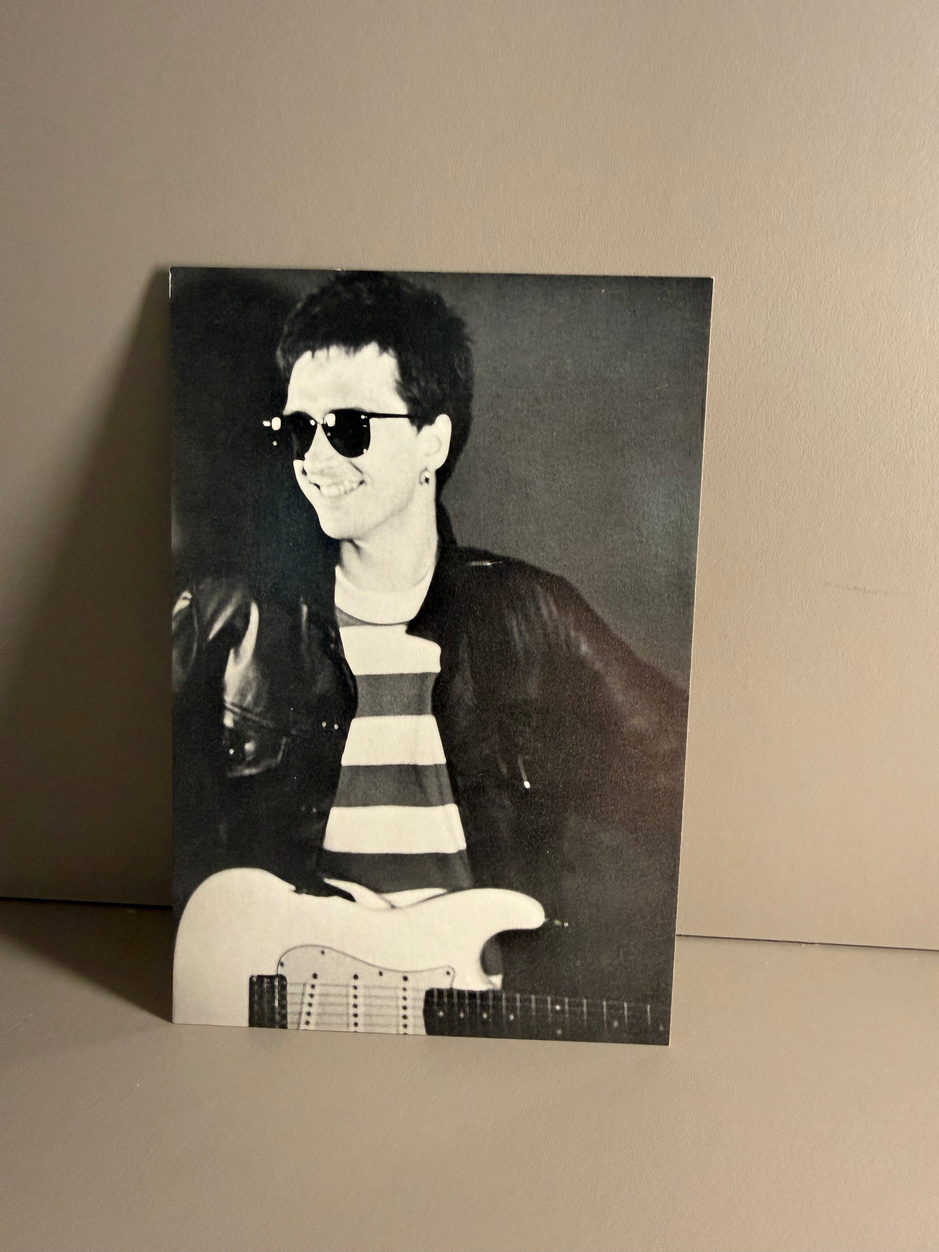 Rough Trade Promotional Postcard Johnny Marr & his Guitar