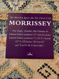 Morrissey - The More You Ignore Me, The Closer I Get Double Sided 12” Promo Flat